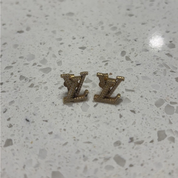 LOUIS VUITTON ICONIC STRASS EARRINGS - Picture 5 of 8